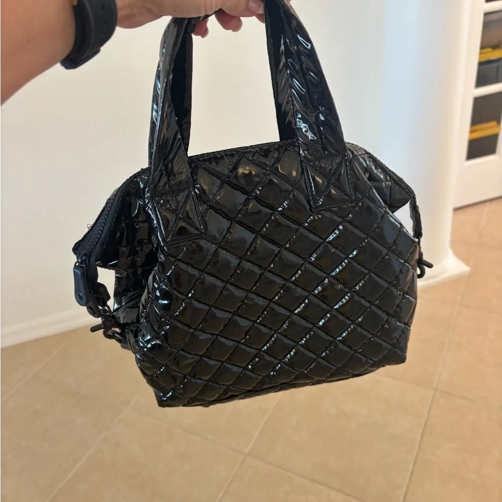 Black Quilted Women's Handbag